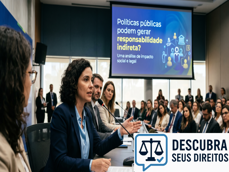 Políticas públicas podem gerar responsabilidade indireta?