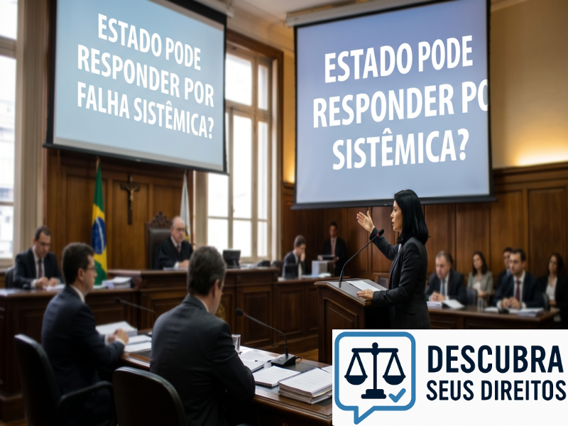 Estado pode responder por falha sistêmica?