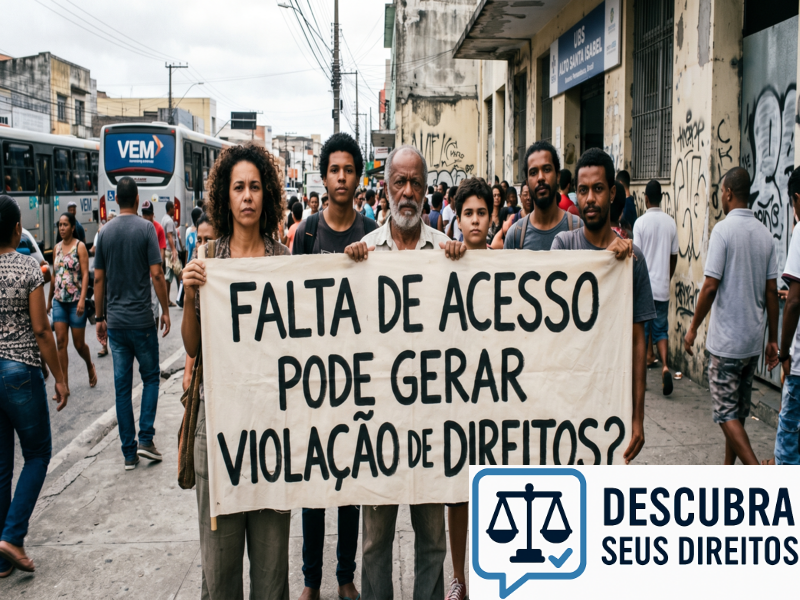 Falta de acesso pode gerar violação de direitos?