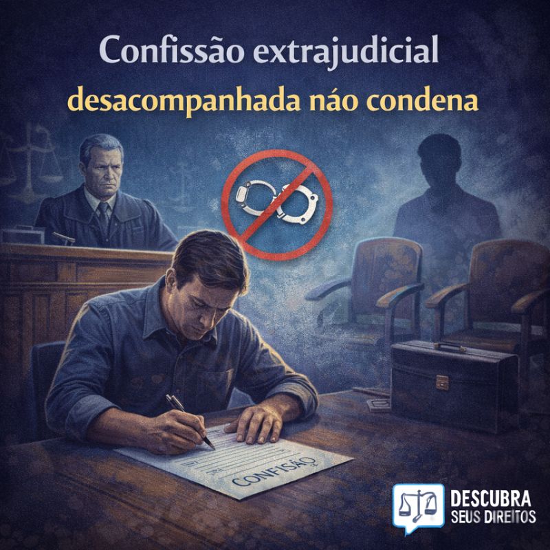 Confissão só na delegacia: por que isso não condena