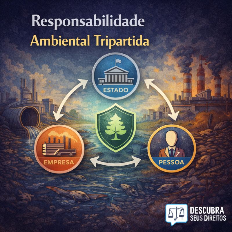 Responsabilidade ambiental tripartida