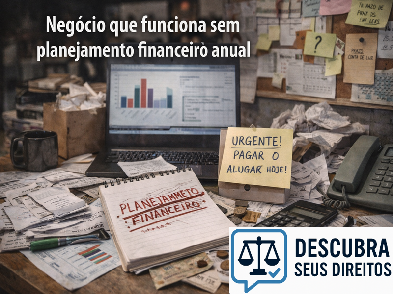 Negócio que funciona sem planejamento financeiro anual