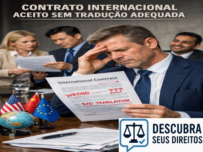 Contratação internacional feita sem leitura completa
