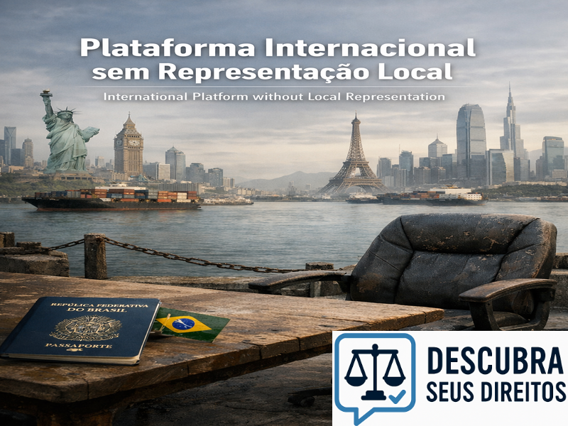 Plataforma internacional sem representação local