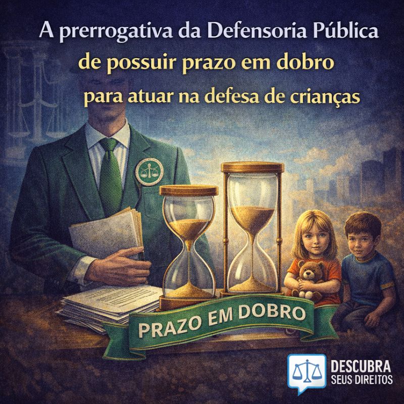 Prazo em dobro da Defensoria na defesa de crianças