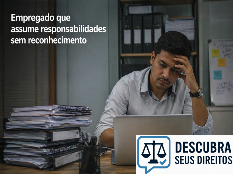 Empregado que assume responsabilidades sem reconhecimento