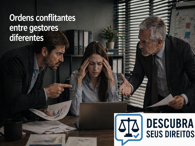 Ordens conflitantes entre gestores diferentes