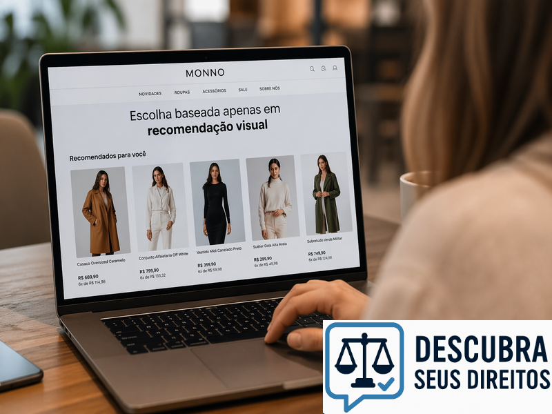 Escolha baseada apenas em recomendação visual
