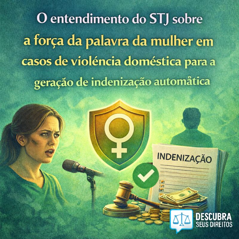 Palavra da mulher na violência doméstica e indenização “automática”: o que o STJ realmente admite