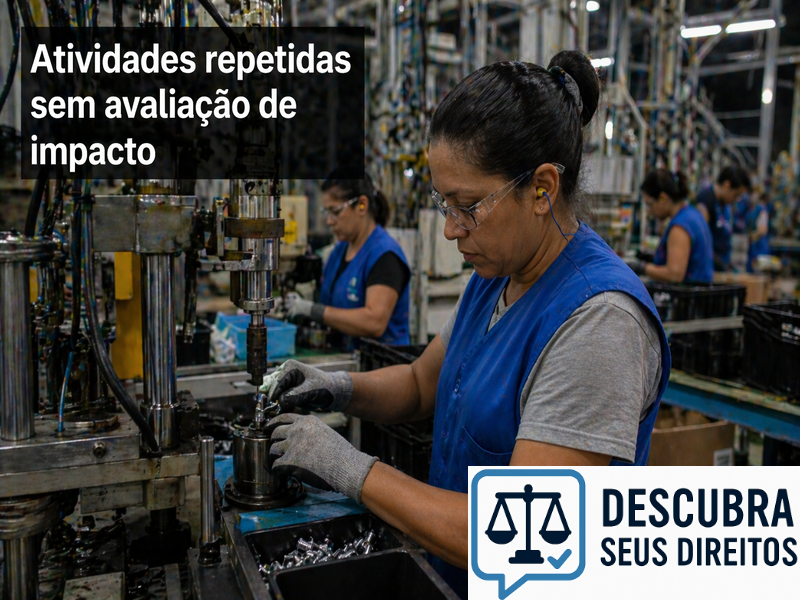 Atividades repetidas sem avaliação de impacto
