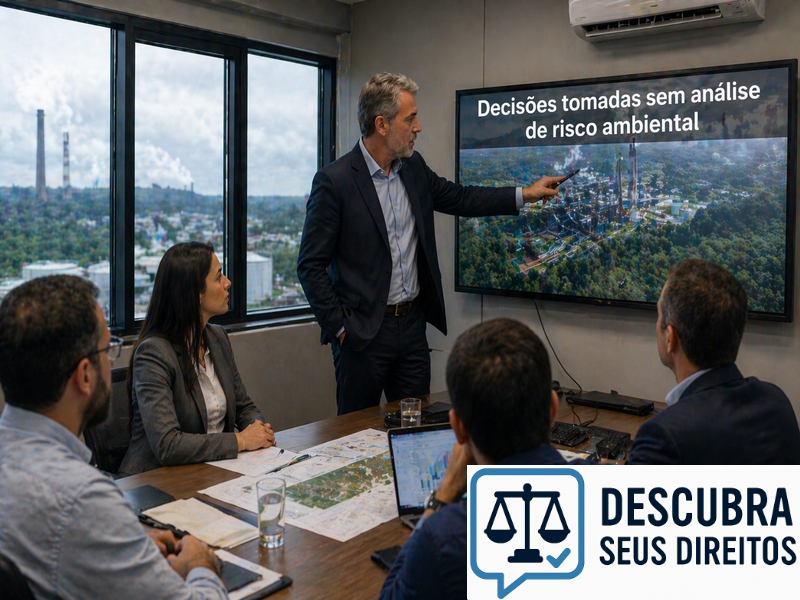 Decisões tomadas sem análise de risco ambiental
