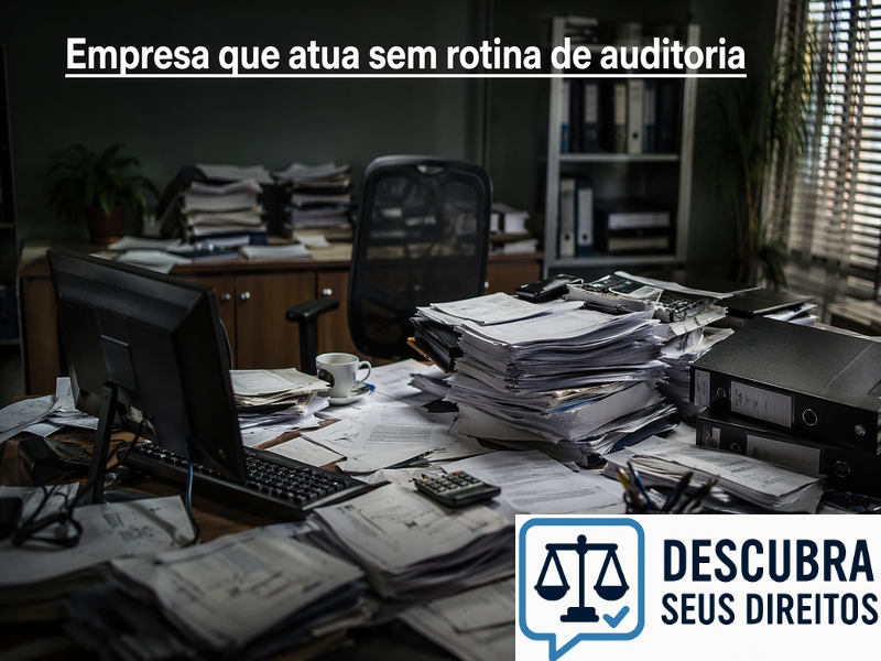 Empresa que atua sem rotina de auditoria