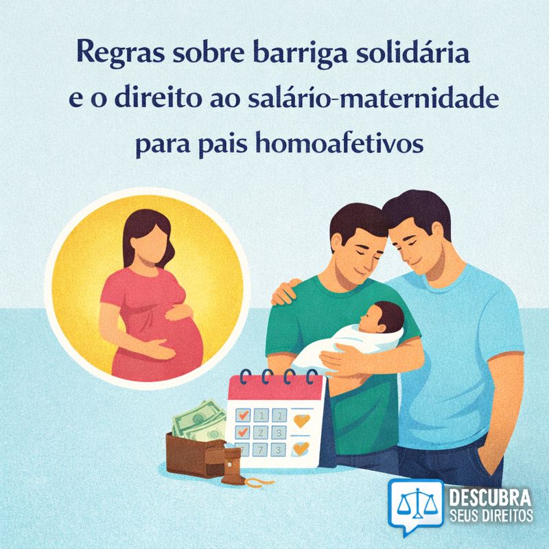 Barriga solidária e salário-maternidade para pais homoafetivos