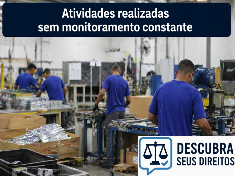 Atividades realizadas sem padrão definido