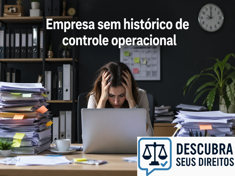 Empresa sem histórico de controle operacional