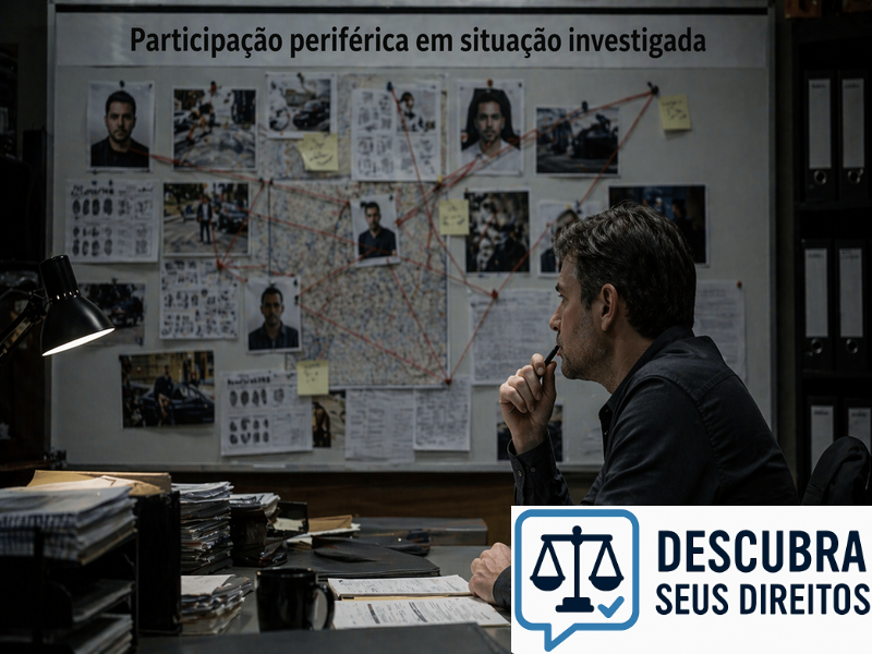 Participação periférica em situação investigada