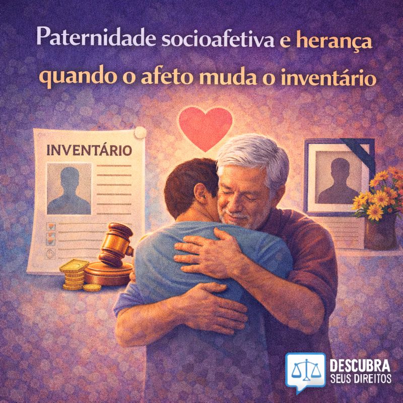 Paternidade socioafetiva e herança, quando o afeto muda o inventário
