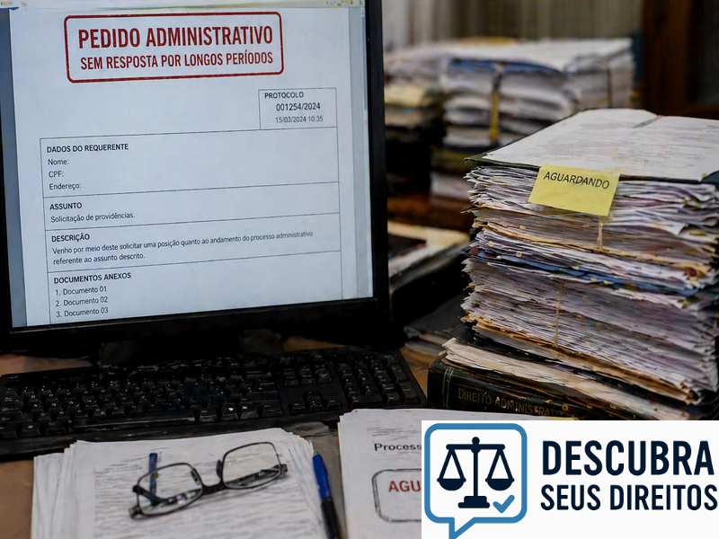 Pedido administrativo sem resposta por longos períodos