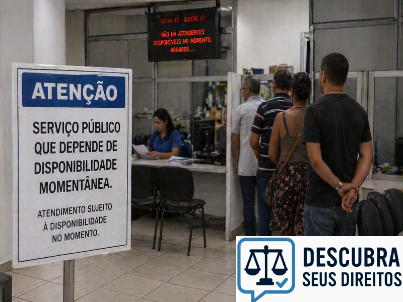 Serviço público que depende de disponibilidade momentânea