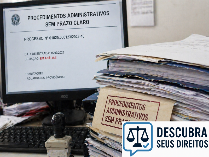 Procedimentos administrativos sem prazo claro