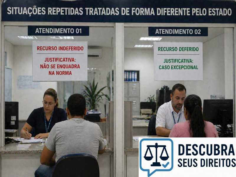 Situações repetidas tratadas de forma diferente pelo Estado