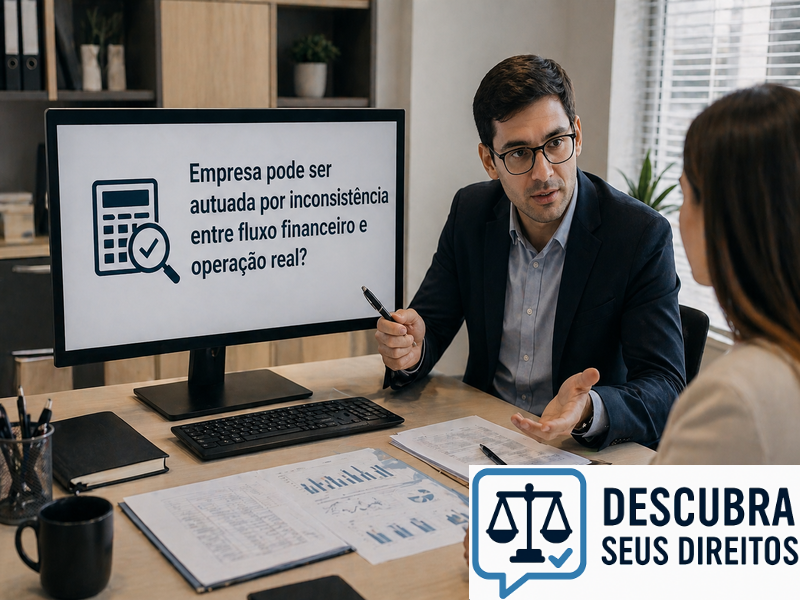 Empresa pode ser autuada por inconsistência entre fluxo financeiro e operação real?