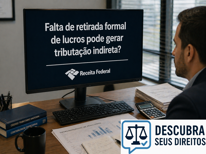 Falta de retirada formal de lucros pode gerar tributação indireta?