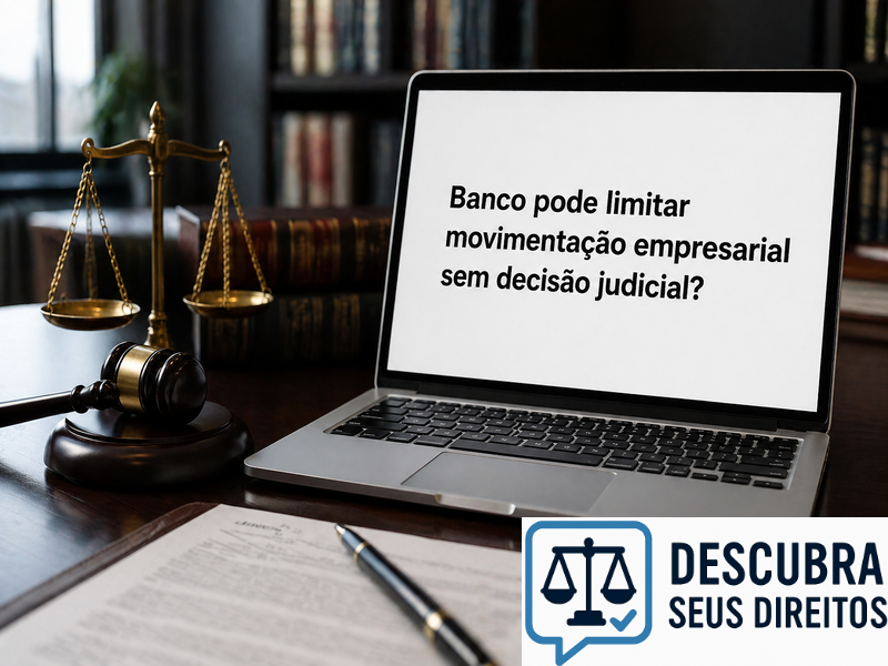 Banco pode limitar movimentação empresarial sem decisão judicial?