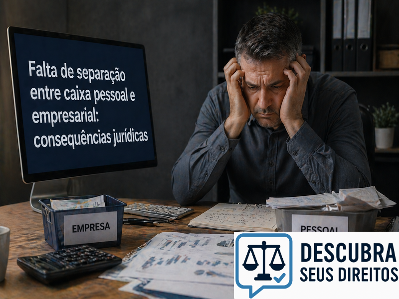 Falta de separação entre caixa pessoal e empresarial: consequências jurídicas
