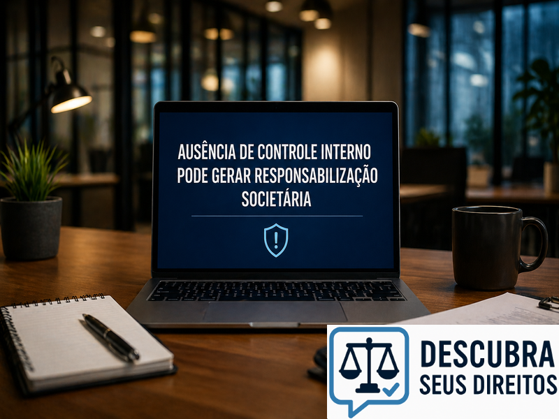 Ausência de controle interno pode gerar responsabilização societária