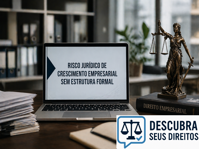 Risco jurídico de crescimento empresarial sem estrutura formal