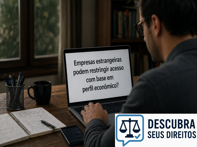Empresas estrangeiras podem restringir acesso com base em perfil econômico?