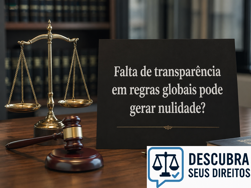 Falta de transparência em regras globais pode gerar nulidade?