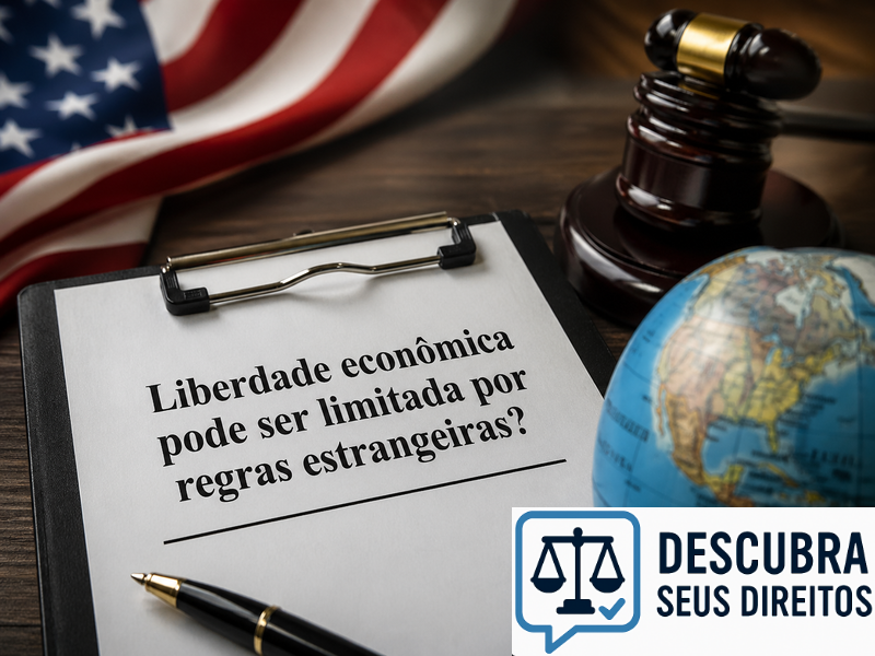 Liberdade econômica pode ser limitada por regras estrangeiras?