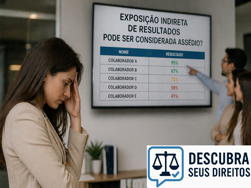 Exposição indireta de resultados pode ser considerada assédio?