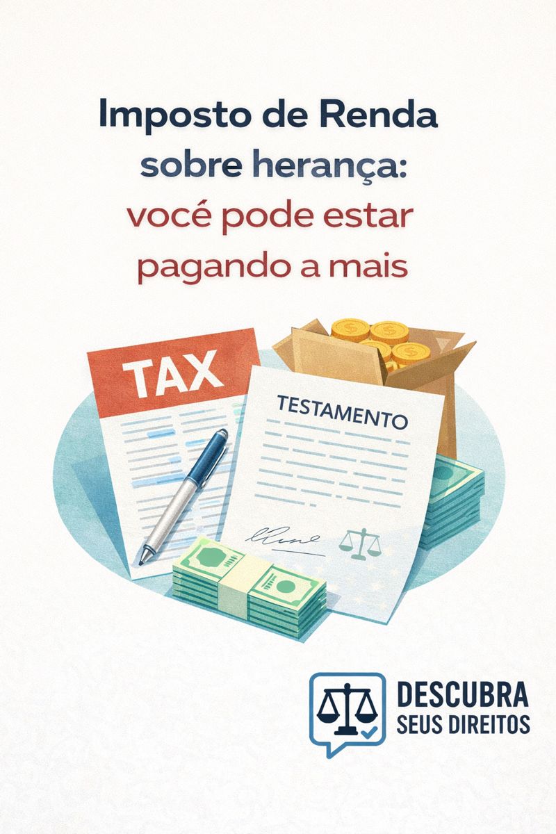 Imposto de Renda sobre herança: você pode estar pagando a mais