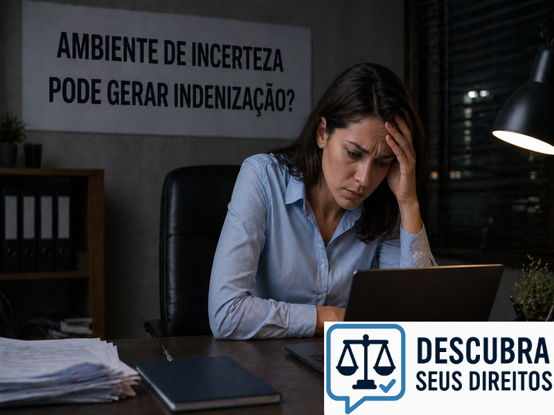 Ambiente de incerteza pode gerar indenização?