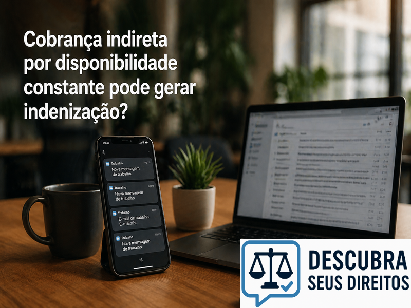 Cobrança indireta pode configurar jornada oculta?