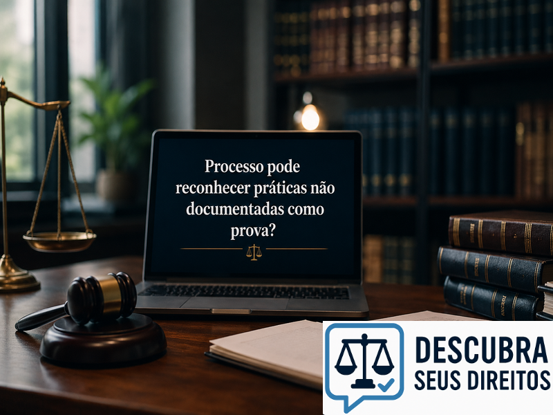 Processo pode reconhecer práticas não documentadas como prova?