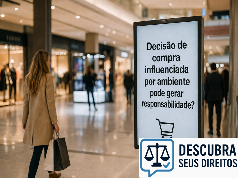 Decisão de compra influenciada por ambiente pode gerar responsabilidade?