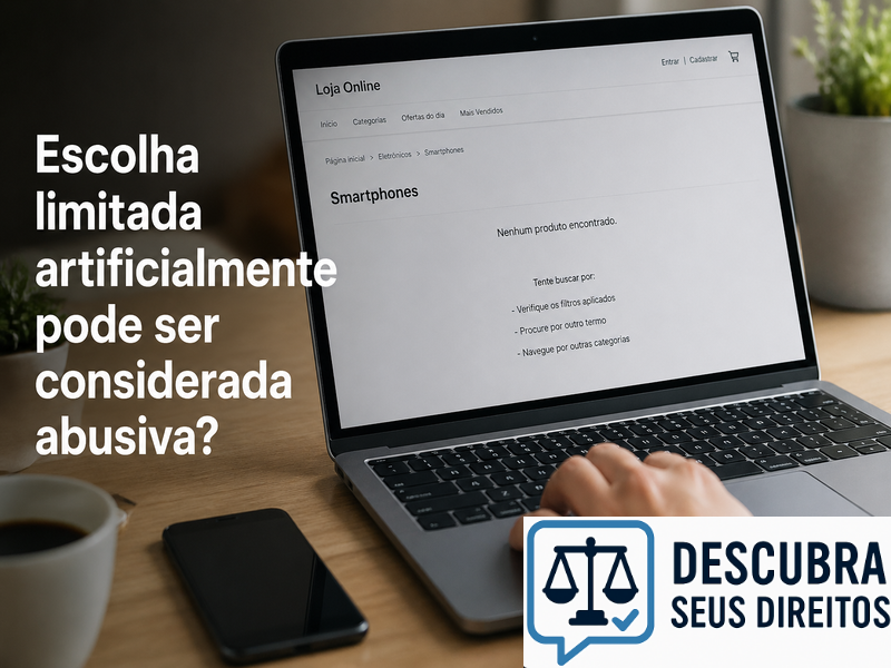 Escolha limitada artificialmente pode ser considerada abusiva?