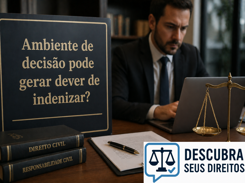 Ambiente de decisão pode gerar dever de indenizar?
