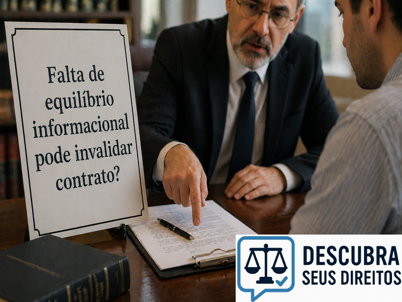Falta de equilíbrio informacional pode invalidar contrato?