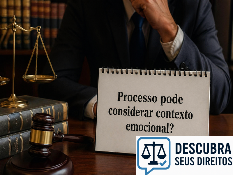 Processo pode considerar fatores psicológicos na decisão?
