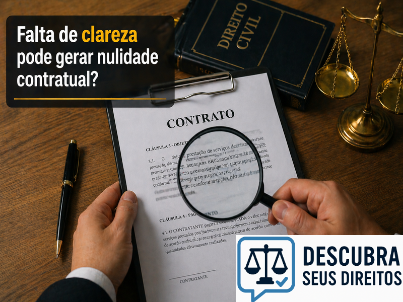Falta de clareza pode gerar nulidade contratual?