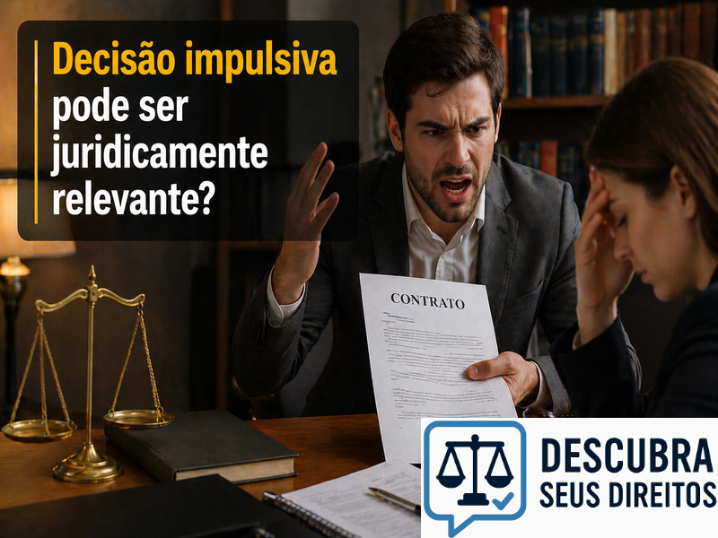 Decisão impulsiva pode ser juridicamente relevante?