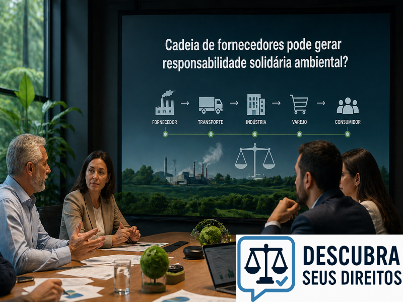 Cadeia de fornecedores pode gerar responsabilidade solidária ambiental?