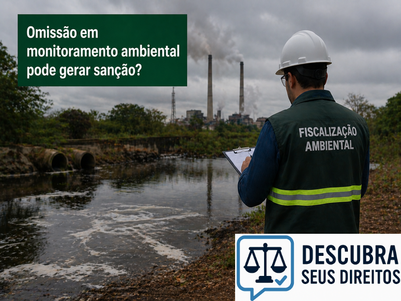 Omissão em monitoramento ambiental pode gerar sanção?