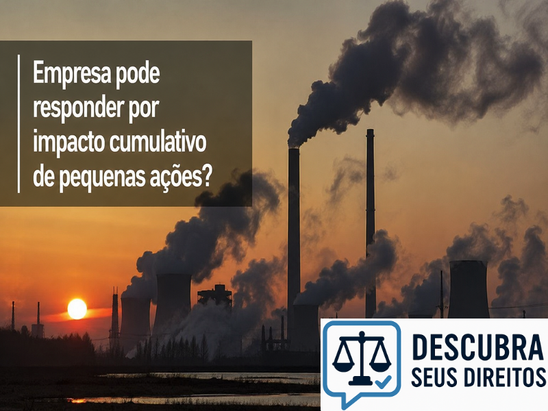 Empresa pode responder por impacto cumulativo de pequenas ações?