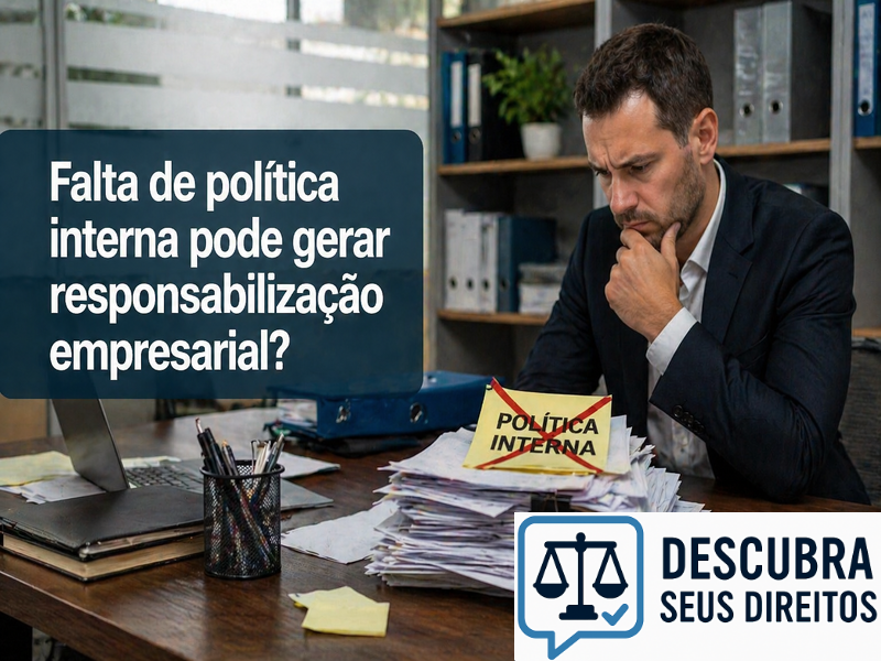 Falta de política interna pode gerar responsabilização empresarial?